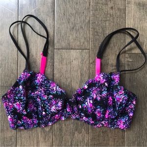 New VS PINK floral bra